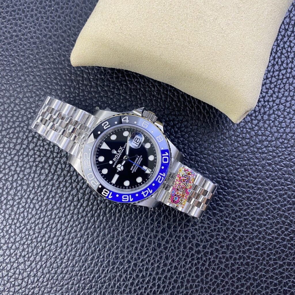 ĐỒNG HỒ ROLEX BATMAN GMT-MASTER ll NAM MÁY CƠ CLEAN FACTORY REP 1:1 40MM