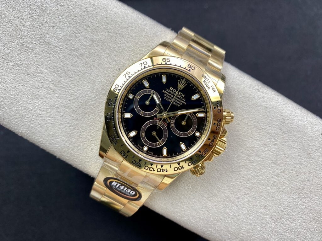 ĐỒNG HỒ NAM ROLEX DAYTONA REPLICA CAO CẤP DÂY ĐEO VÀNG GOLD 40MM