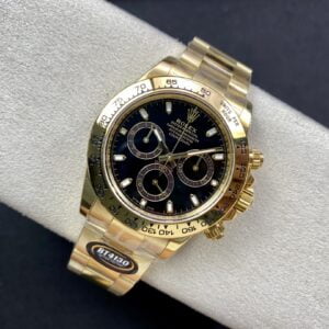 ĐỒNG HỒ NAM ROLEX DAYTONA REPLICA CAO CẤP DÂY ĐEO VÀNG GOLD 40MM