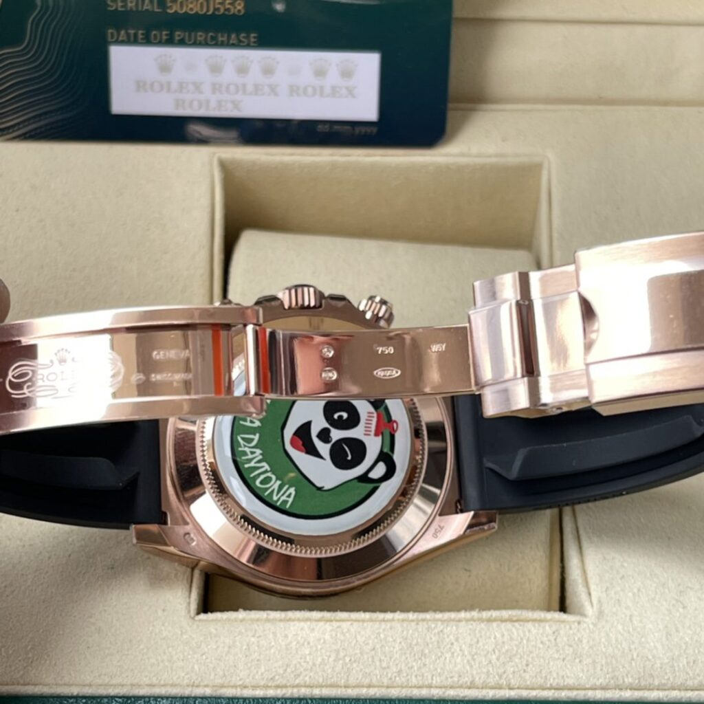 ĐỒNG HỒ NAM ROLEX DAYTONA REP CAO CẤP CỌC SỐ DẠ QUANG MẶT SỐ SOCOLA 40MM