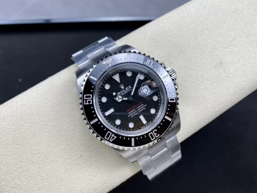 ĐỒNG HỒ NAM ROLEX SEA-DWELLER REPLICA CAO CẤP BEZEL QUAY 360 43MM