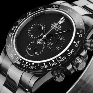 ĐỒNG HỒ NAM ROLEX DAYTONA REPLICA 1:1 MẶT SỐ ĐEN 6 KIM CAO CẤP 40MM