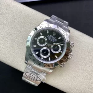 ĐỒNG HỒ NAM ROLEX DAYTONA CLEAN FACTORY REPLICA 1:1 KHÓA HỘP 40MM