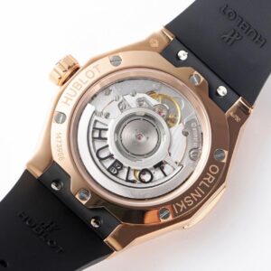 ĐỒNG HỒ NAM HUBLOT ORLINSKI REPLICA 1:1 VÀNG HỒNG DÂY CAO SU ĐEN 40MM