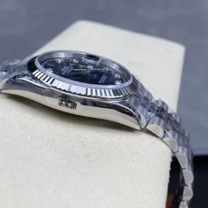 ĐỒNG HỒ NAM ROLEX DATEJUST REPLICA 1:1 MẶT SỐ XANH TRẺ TRUNG 36MM