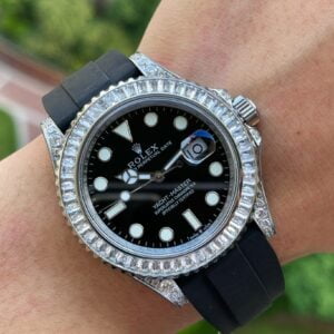 ĐỒNG HỒ NAM ROLEX YACHT-MASTER REPLICA CAO CẤP NIỀNG ĐÍNH ĐÁ 42MM