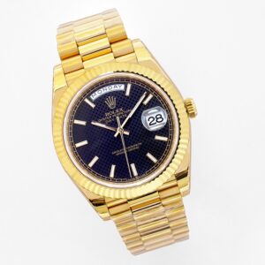 ĐỒNG HỒ NAM ROLEX DAT-DATE REPLICA CAO CẤP 3 KIM NIỀNG KHÍA 40MM