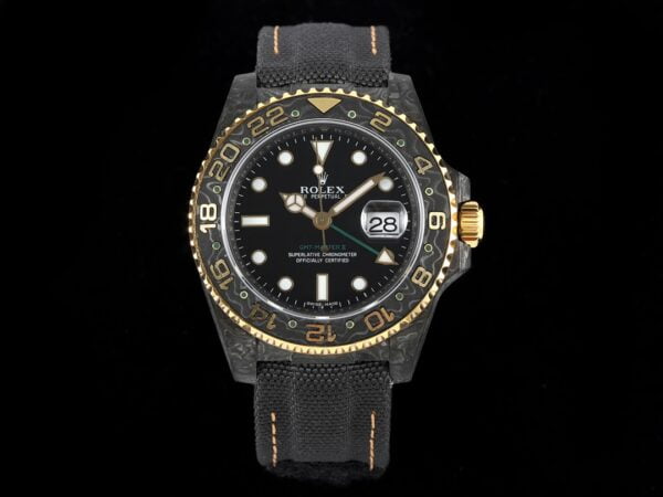 ĐỒNG HỒ NAM ROLEX GMT-MASTER II REP CAO CẤP BEZEL THIẾT KẾ HỌA TIẾT 40MM