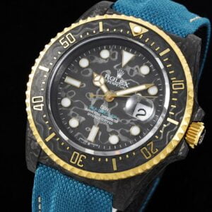 ĐỒNG HỒ NAM ROLEX SEA - DWELLER REPLICA MẶT SỐ THIẾT KẾ VÂN CARBON 43MM