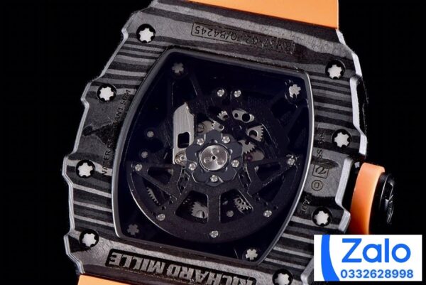 ĐỒNG HỒ NAM RICHARD MILLE RM35-02 REPLICA NHÀ MÁY KV MÀU CAM 44MM