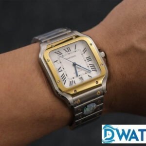 ĐỒNG HỒ NAM CARTIER SANTOS W2SA0006 REPLICA CAO CẤP NHÀ MÁY BV VÀNG GOLD 40MM