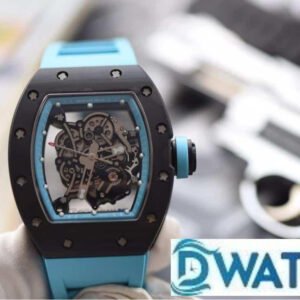 ĐỒNG HỒ NAM RICHARD MILLE RM055 FAKE CAO CẤP NHÀ MÁY KV DÂY XANH NỎI BẬT 45MM