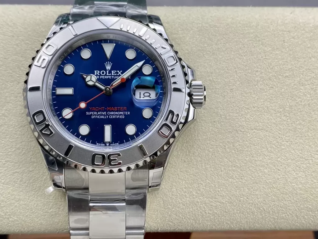 ĐỒNG HỒ NAM ROLEX YACHT-MASTER 126622 REPLICA 1:1 NHÀ MÁY VS BLUE DIAL 40MM
