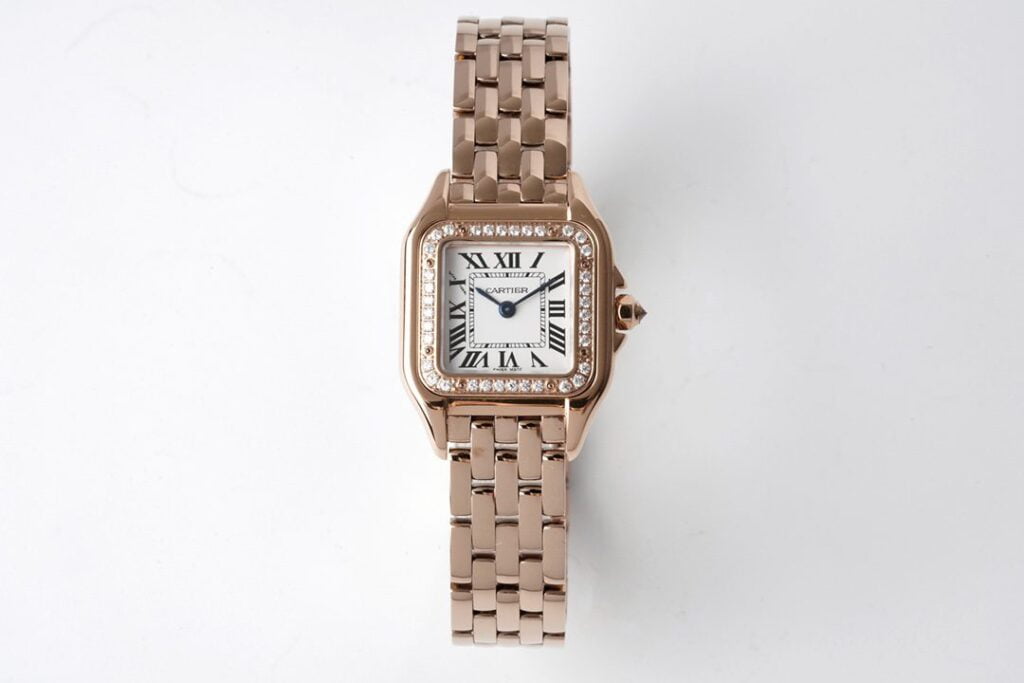 ĐỒNG HỒ NỮ CARTIER PANTHÈRE WJPN0009 FAKE CAO CẤP NHÀ MÁY BV MẠ VÀNG 22X30MM