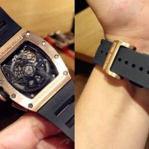 ĐỒNG HỒ NAM RICHARD MILLE RM011 REPLICA 11 NHÀ MÁY Z ROSE GOLD 44MM