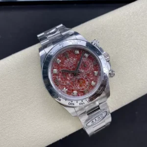 ĐỒNG HỒ NAM ROLEX DAYTONA 116589 REPLICA 1:1 NHÀ MÁY CLEAN FACTORY POMEGRANATE DIAL 40MM