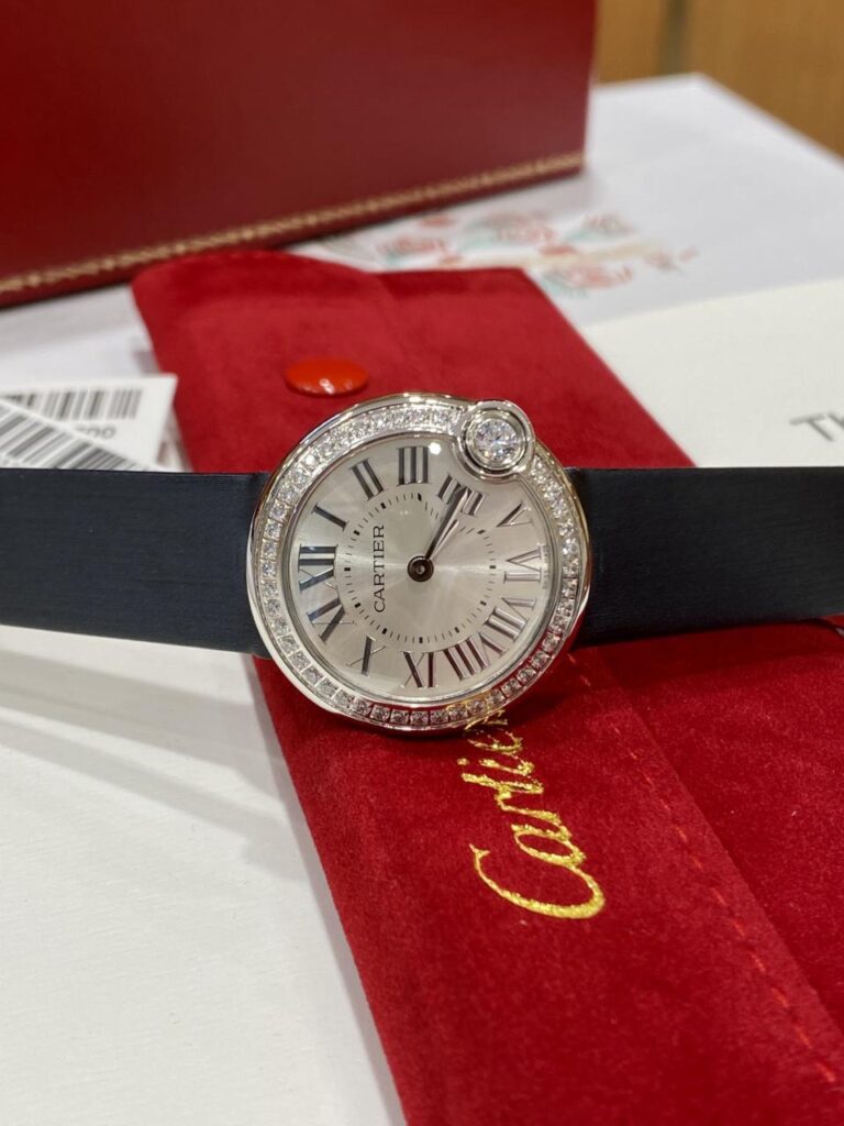 ĐỒNG HỒ NỮ CARTIER BALLON BLANC W4BL0003 FAKE CAO CẤP NHÀ MÁY DR FACTORY 30MM