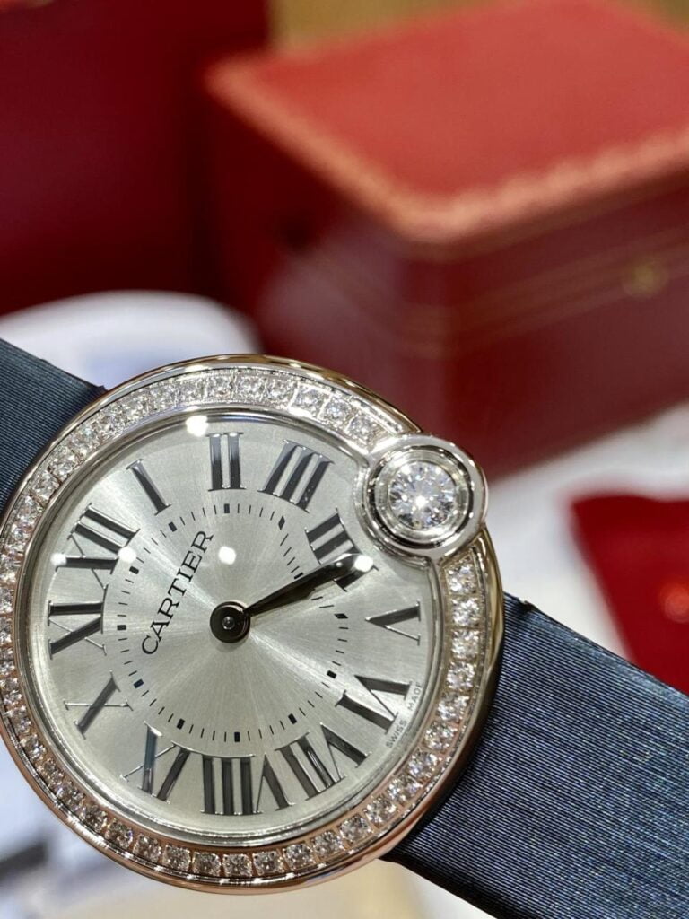 ĐỒNG HỒ NỮ CARTIER BALLON BLANC W4BL0003 FAKE CAO CẤP NHÀ MÁY DR FACTORY 30MM