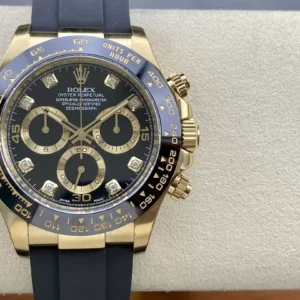 ĐỒNG HỒ NAM ROLEX DAYTONA LEAN FACTORY REPLICA 1:1 VÀNG GOLD NỔI BẬT 40MM