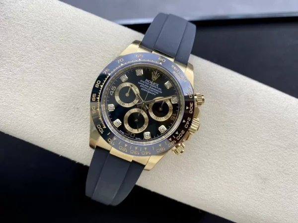 ĐỒNG HỒ NAM ROLEX DAYTONA LEAN FACTORY REPLICA 1:1 VÀNG GOLD NỔI BẬT 40MM