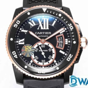 ĐỒNG HỒ NAM CARTIER CALIBER DE CARTIER W7100056 FAKE CAO CẤP NHÀ MÁY F5 VÀNG HỒNG 42MM