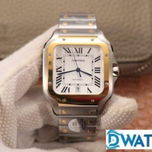 ĐỒNG HỒ NAM CARTIER SANTOS W2SA0006 REPLICA CAO CẤP NHÀ MÁY BV VÀNG GOLD 40MM