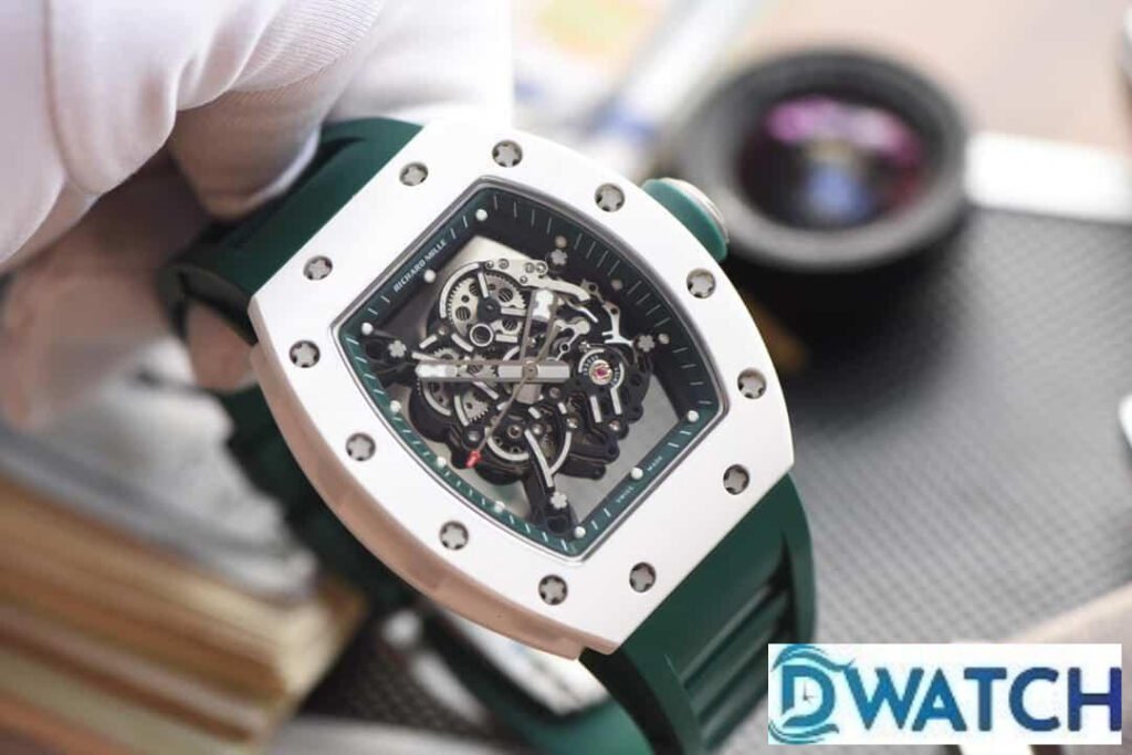 ĐỒNG HỒ NAM RICHARD MILLE RM055  SUPER FAKE NHÀ MÁY KV LỘ CƠ TINH XẢO 45MM