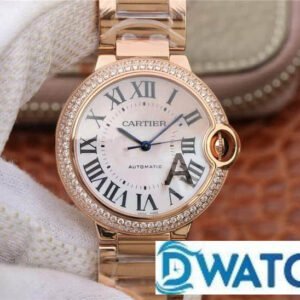 ĐỒNG HỒ NỮ CARTIER BALLON BLEU DE CARTIER FAKE 1:1 NHÀ MÁY V6 ĐÍNH ĐÁ 36MM