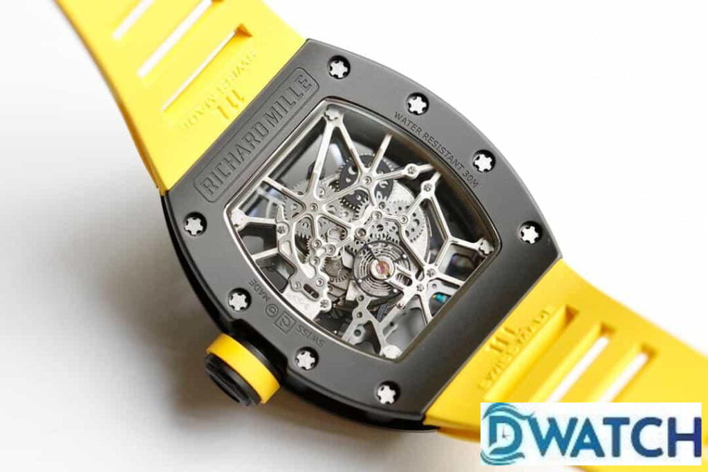 ĐỒNG HỒ NAM RICHARD MILLE RM035-AMERICA5 FAKE CAO CẤP NHÀ MÁY Z DÂY VÀNG  43MM