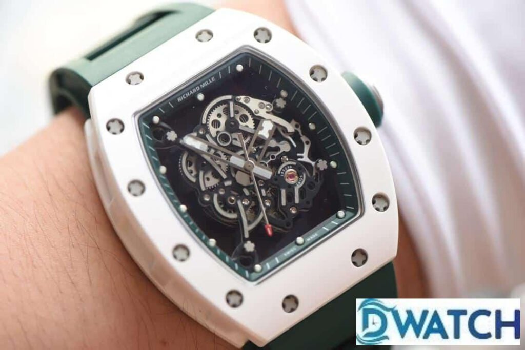 ĐỒNG HỒ NAM RICHARD MILLE RM055  SUPER FAKE NHÀ MÁY KV LỘ CƠ TINH XẢO 45MM