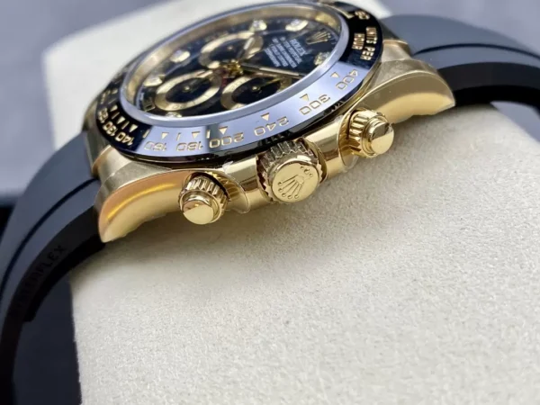 ĐỒNG HỒ NAM ROLEX DAYTONA LEAN FACTORY REPLICA 1:1 VÀNG GOLD NỔI BẬT 40MM