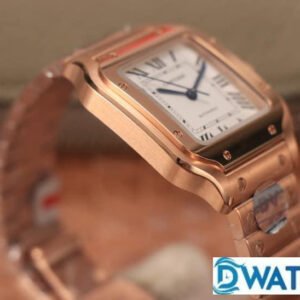 ĐỒNG HỒ NỮ CARTIER SANTOS WGSA0008 REPLICA CAO CẤP NHÀ MÁY BV MẠ VÀNG HỒNG 35MM