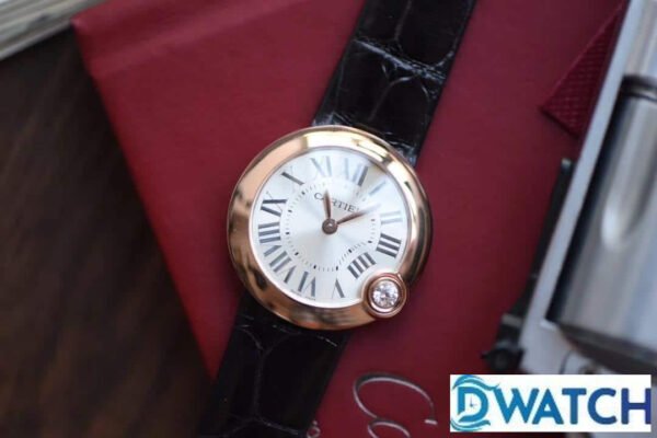 ĐỒNG HỒ NỮ CARTIER BALLON BLANC DE CARTIER WGBL0008 SUPER FAKE 30MM