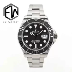 ĐỒNG HỒ NAM ROLEX YACHT-MASTER 226627 REPLICA CAO CẤP NHÀ MÁY EW MẶT SỐ ĐEN 42MM