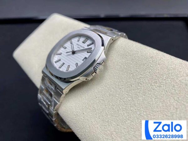 ĐỒNG HỒ NAM PATEK PHILIPPE NAUTILUS 5711 MẶT TRẮNG REPLICA 11 PPF FACTORY 40MM (2)