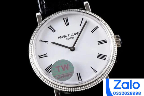 ĐỒNG HỒ NỮ PATEK PHILIPPE CALATRAVA 5120G REPLICA 11 SET 2 DÂY TW FACTORY 35MM (7)