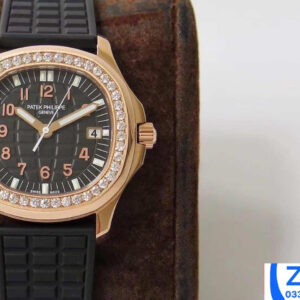 ĐỒNG HỒ PATEK PHILIPPE AQUANAUT 5067A REPLICA 11 NIỀNG GOLD MẶT ĐEN PPF 35 (4)