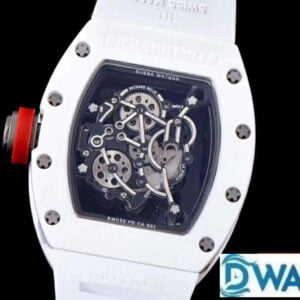 ĐỒNG HỒ NAM RICHARD MILLE RM055 FAKE 1:1 NHÀ MÁY KV ĐÂY ĐEO TRẮNG 45MM