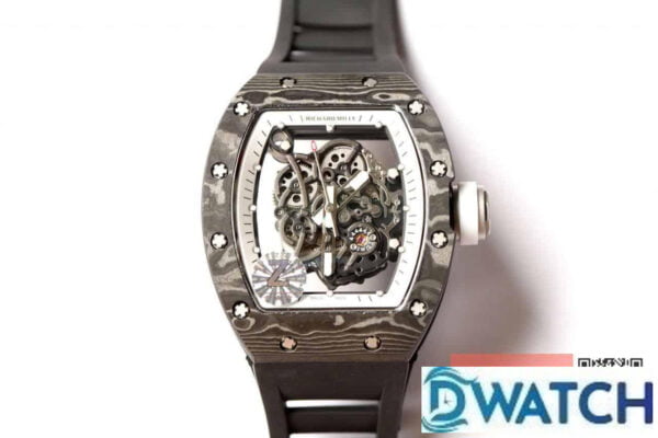ĐỒNG HỒ NAM RICHARD MILLE RM055 FAKE 1:1 NHÀ MÁY Z VÂN CARBON NỔI BẬT 45MM