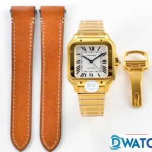 ĐỒNG HỒ NỮ CARTIER SANTOS WGSA0010 REPLICA 1:1 NHÀ MÁY BV THÉP KHÔNG GỈ 35MM