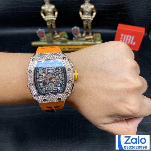 ĐỒNG HỒ NAM RICHARD MILLE RM11-03 REPLICA 11 NHÀ MÁY Z VÀNG HỒNG 44MM