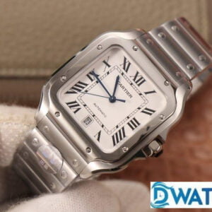 ĐỒNG HỒ NAM CARTIER SANTOS WSSA0009 REPLICA 1:1 NHÀ MÁY BV MẶT SỐ TRẮNG 40MM