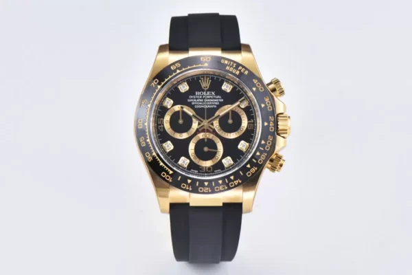 ĐỒNG HỒ NAM ROLEX DAYTONA LEAN FACTORY REPLICA 1:1 VÀNG GOLD NỔI BẬT 40MM