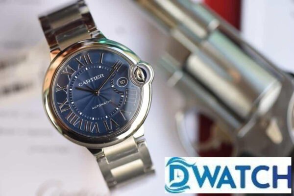 ĐỒNG HỒ NAM CARTIER BALLON BLEU WSBB0025 SUPER FAKE NHÀ MÁY V6 GREEN DIAL 42MM