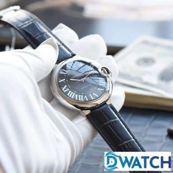 ĐỒNG HỒ NAM CARTIER BALLON BLEU WSBB0003 FAKE 1:1 NHÀ MÁY V6 LEATHER CORD 42MM