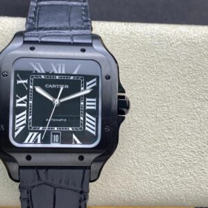 ĐỒNG HỒ NAM CARTIER SANTOS WSSA0039 FAKE 1:1 NHÀ MÁY V6 BLACK 40MM