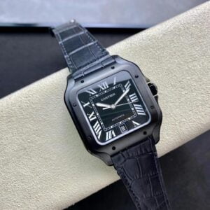 ĐỒNG HỒ NAM CARTIER SANTOS WSSA0039 FAKE 1:1 NHÀ MÁY V6 BLACK 40MM