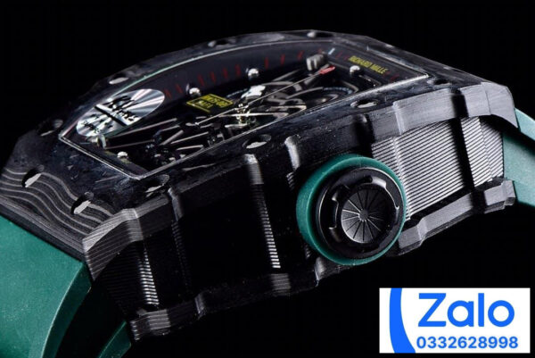 ĐỒNG HỒ NAM RICHARD MILLE RM35-02 REPLICA 11 NHÀ MÁY KV MÀU XANH 44MM
