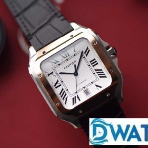 ĐỒNG HỒ NỮ CARTIER SANTOS WSSA0009 FAKE CAO CẤP NHÀ MÁY V6 DÂY DA 40MM