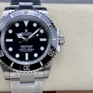 ĐỒNG HỒ NAM ROLEX SUBMARINER 124060 REPLICA 1:1 NHÀ MÁY VS MẶT SỐ ĐEN 41MM